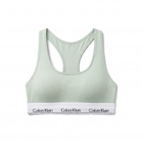 бюстие,дамско,бельо,calvin,klein,modern,cotton,logo,bralette,pale,mint