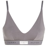 бюстие,tommy,hilfiger,women's,unlined,triangle,bralette,fossil,grey