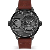 часовник,часовници,аксесоари,на,разпродажба,police,police,51mm,black,quartz,watch,pol.21952br,black,and,brown