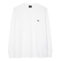 тениска,мъжки,тениски,ps,paul,smith,zebra,long,sleeve,t,shirt,white,01