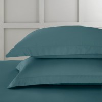 bianca,400,tc,cotton,sateen,oxford,pillowcase,pair,teal