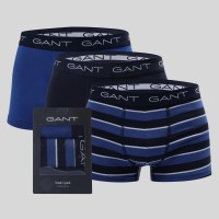 боксерки,мъжко,бельо,gant,3,pack,multistriped,trunks,blue