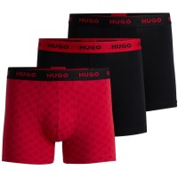 боксерки,аксесоари,на,разпродажба,мъжко,бельо,hugo,hugo,boxerbr,triplet,pack,10260754,blk,red,blk,966
