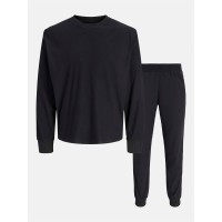 мъжки,комплект,мъжки,пижами,jack,and,jones,lounge,set,mens,black
