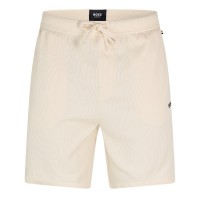 къси,панталони,мъжки,пижами,boss,men's,embroidered,waffle,pyjama,shorts,open,white