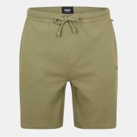 къси,панталони,мъжки,пижами,boss,men's,embroidered,waffle,pyjama,shorts,open,green,349