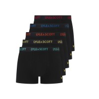 боксерки,мъжко,лятно,бельо,мъжко,бельо,lyle,and,scott,lyle,5pk,core,trunks,sn61,black,multi