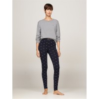 комплект,дамски,пижами,tommy,hilfiger,legging,pj,set,with,eyemask,grey,navy