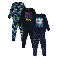 пижама,разпродажба,firetrap,детски,пижами,firetrap,boys,3,pack,gaming,pyjama,set,black,multi