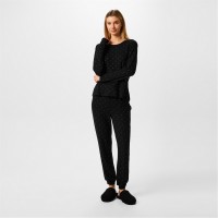 пижама,дамски,пижами,biba,biba,rhinestone,pj,set,black