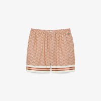 анцуг,мъжки,къси,панталони,дамски,екипи,lacoste,men,s,printed,woven,tracksuit,shorts,latte,f9i