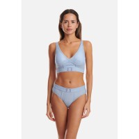 слипове,дамско,бельо,adidas,originals,originals,2x2,rib,high,waist,brief,heather,blue