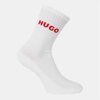 чорапи,чорапи,на,разпродажба,всички,чорапи,дамски,чорапи,hugo,women's,crew,socks,white