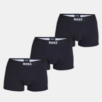 боксерки,мъжко,бельо,boss,men's,one,trunks,print,blk,blk
