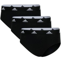 слипове,дамско,лятно,бельо,разпродажба,adidas,adidas,3,pack,active,comfort,cotton,brief,black