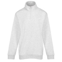 блуза,slazenger,women's,funnel,neck,quarter,zip,sweatshirt,ice,grey,marl