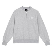 дамски,туристически,полари,umbro,quarter,zip,fleece,grey,marl,white