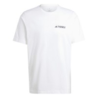 тениска,туристическо,облекло,мъжко,туристическо,облекло,adidas,terrex,mountain,graphic,t,shirt,white