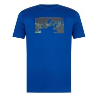 тениска,туристическо,облекло,мъжко,туристическо,облекло,millet,wanaka,tee,sn43,blue