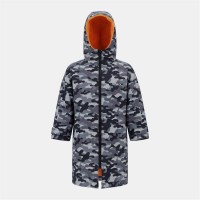 gul,unisex,kids,gelert,waterproof,fleece,lined,long,sleeve,oversized,fit,insulated,robe,camo
