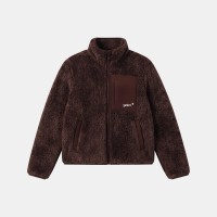 юношеско,поларено,яке,детски,полари,туризъм,gelert,teddy,fleece,zip,up,jacket,juniors,brown