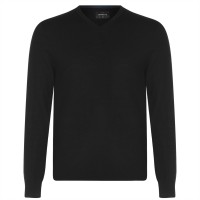 пуловер,мъжки,пуловери,howick,merino,v,neck,jumper,black