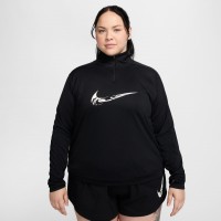 дамска,фланелка,с,дълъг,ръкав,бягане,nike,women,s,long,sleeve,performance,running,top,black,white