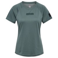 дамски,топове,облекла,за,бягане,горнища,за,бягане,дамски,облекла,за,бягане,newline,women's,charge,short,sleeve,performance,running,top,balsam,green