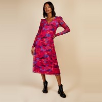 рокля,дамски,поли,и,рокли,little,mistress,mistress,mesh,midaxi,dress,pink