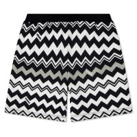 поларени,къси,панталони,детски,3/4,панталони,missoni,kids',zag,fleece,jogger,shorts,black,white