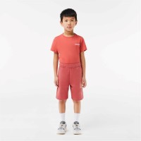 юношески,къси,панталони,детски,облекла,lacoste,logo,shorts,juniors,red,zv9