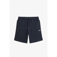 поларени,къси,панталони,мъжки,къси,панталони,fred,perry,men's,fleece,jogger,shorts,navy,608