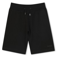 юношески,къси,панталони,детски,облекла,hugo,jersey,shorts,juniors,black,09b