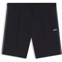 поларени,къси,панталони,мъжки,къси,панталони,boss,men's,fleece,jogger,shorts,dark,blue,402