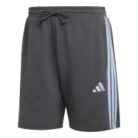мъжки,поларени,къси,панталони,мъжки,къси,панталони,adidas,essentials,3,stripe,fleece,shorts,mens,grey,blue