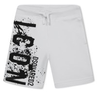 юношески,къси,панталони,детски,3/4,панталони,dsquared2,icon,logo,shorts,junior,wht,blk,dq100