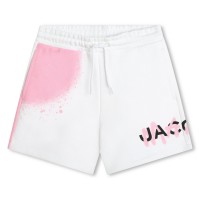 юношески,къси,панталони,marc,jacobs,graffiti,logo,shorts,juniors,wht,pink,10p