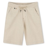 юношески,поларени,къси,панталони,детски,облекла,boss,logo,fleece,shorts,juniors,vanille,21c