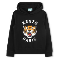 юношески,суичър,детски,3/4,панталони,kenzo,tiger,hoodie,juniors,black,095