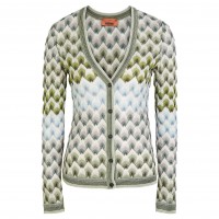 дамска,жилетка,missoni,women,s,striped,v,neck,slim,fit,cardigan,multicoloured
