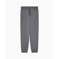 панталони,мъжки,анцузи,мъжки,ежедневни,облекла,emporio,armani,loungewear,pants,grey,melange