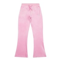 анцуг,детски,3/4,панталони,juicy,couture,stretch,velour,jogging,bottoms,pink,lilac,f89