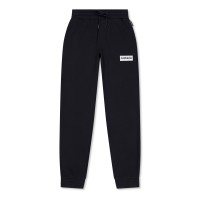 анцуг,napapijri,kids,chamois,closed,hem,fleece,joggers,black,041