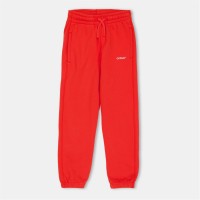 детски,анцуг,детски,3/4,панталони,off,white,unisex,kids',logo,closed,hem,fleece,joggers,red,2501