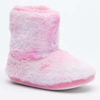 чехли,be,you,faux,fur,multi,slipper,boot,pink