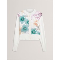 жилетка,дамски,плетени,дрехи,ted,baker,ted,woven,cardigan,ld54,ivory