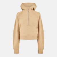 lululemon,women,s,logo,cotton,oversized,zipped,hoodie,heathered,nut