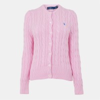 жилетка,дамски,плетени,дрехи,polo,ralph,lauren,stretch,cotton,crewneck,cardigan,carmel,pink