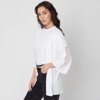 жилетка,дамски,плетени,дрехи,be,you,lace,detail,cardigan,white