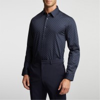 мъжки,ризи,ted,baker,zuber,slim,fit,geo,shirt,navy